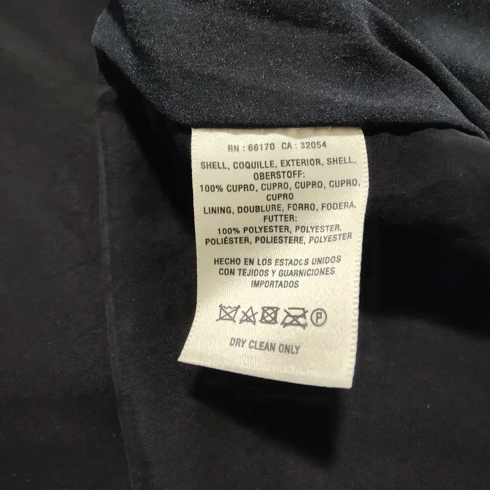 Anthropologie Elevenses Cupro Drape Utility Long Vest Black L